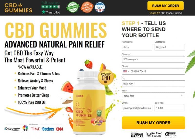 UNBS CBD Gummies Reviews