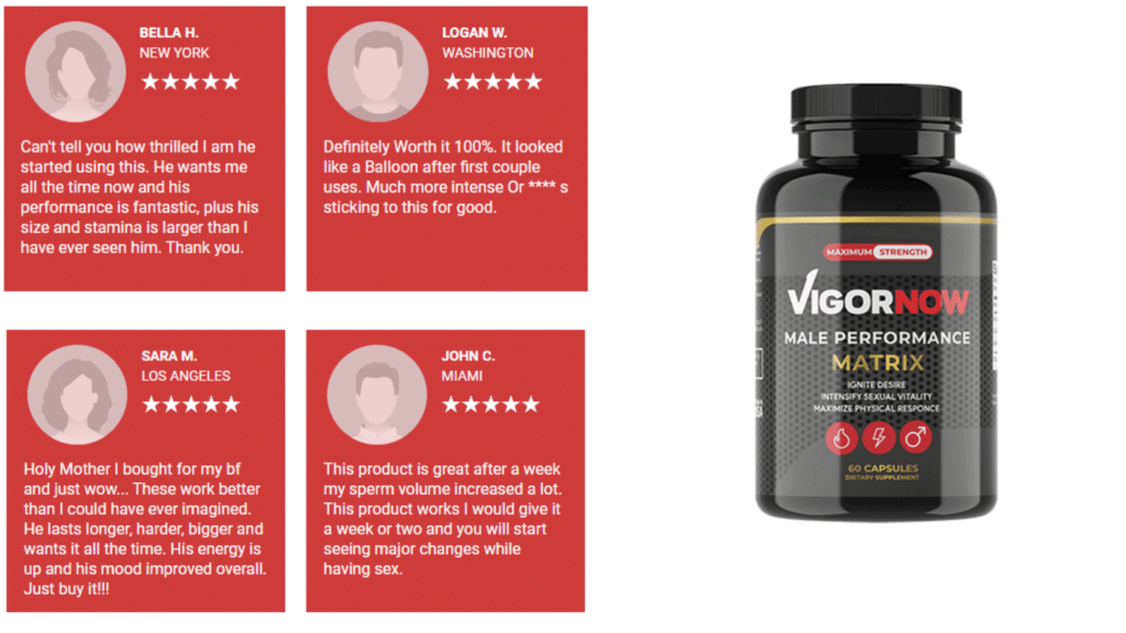 VigorNow: Reviews, Price |Is It Worth Buying Or A Ripoff|?