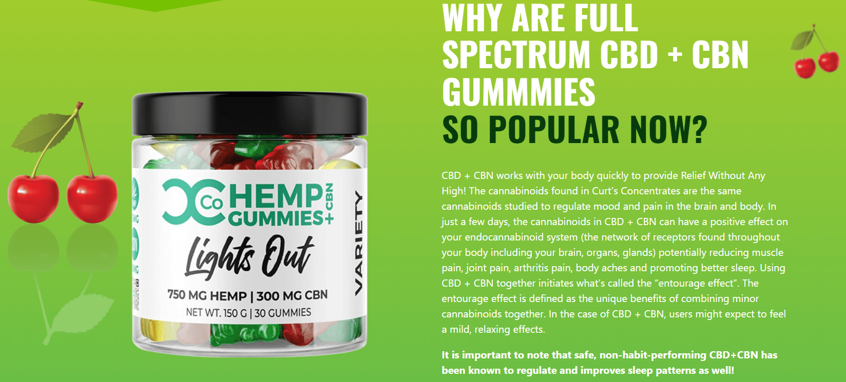 Bad Days Lights Out CBD Gummies