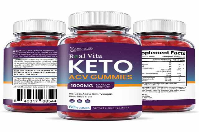 Real Vita Keto ACV Max Gummies Facts