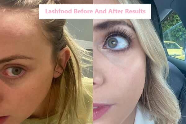 Lashfood Before and After Results