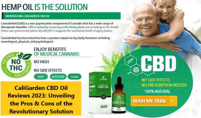 CaliGarden CBD Oil Reviews