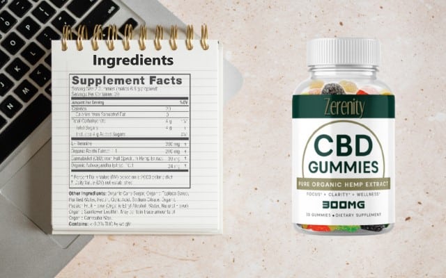 Zerenity CBD Gummies Ingredients