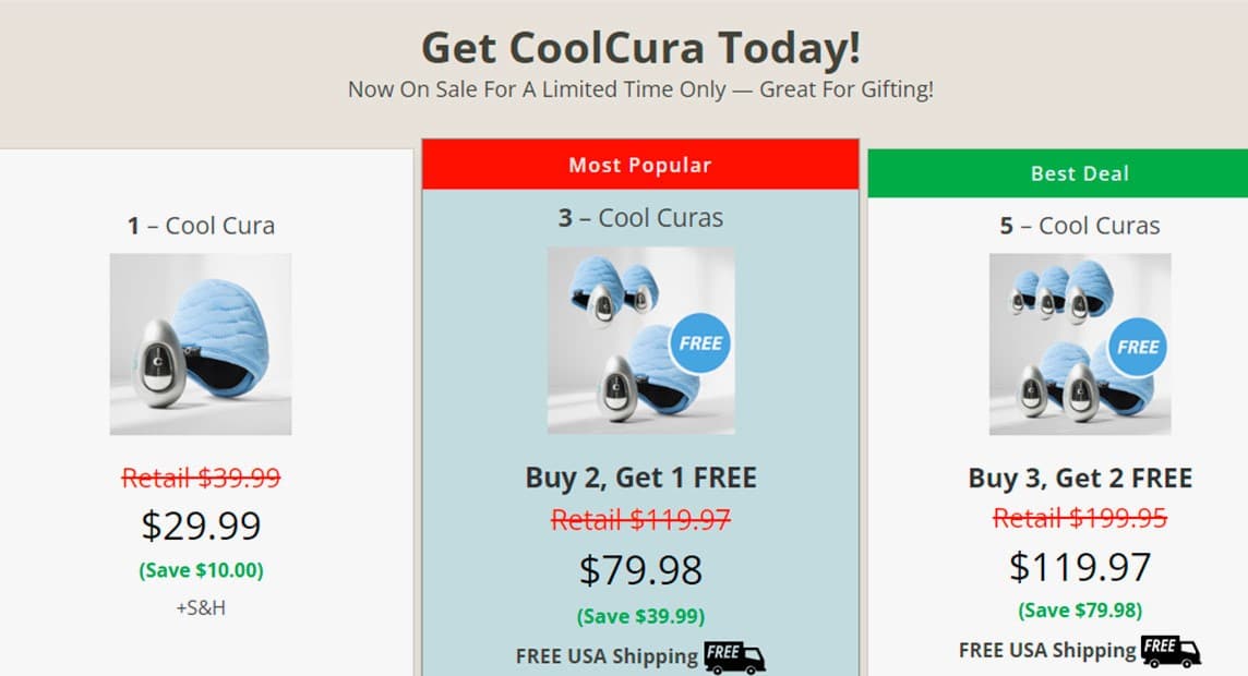 CoolCura Price