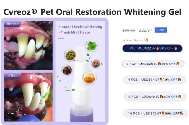 Cvreoz Pet Oral Repair Gel