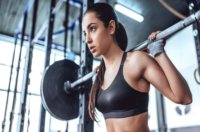 Girl Lifting Weight