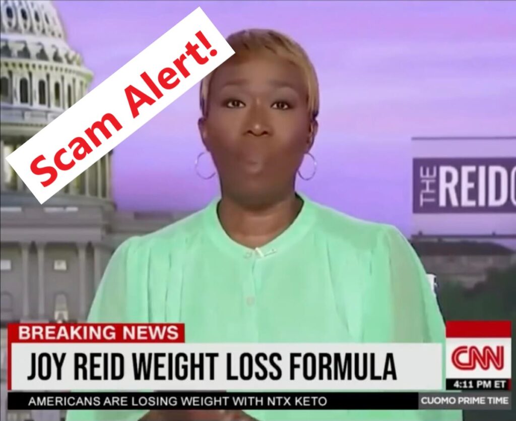 Joy Reid Keto Gummies deepfake video pic