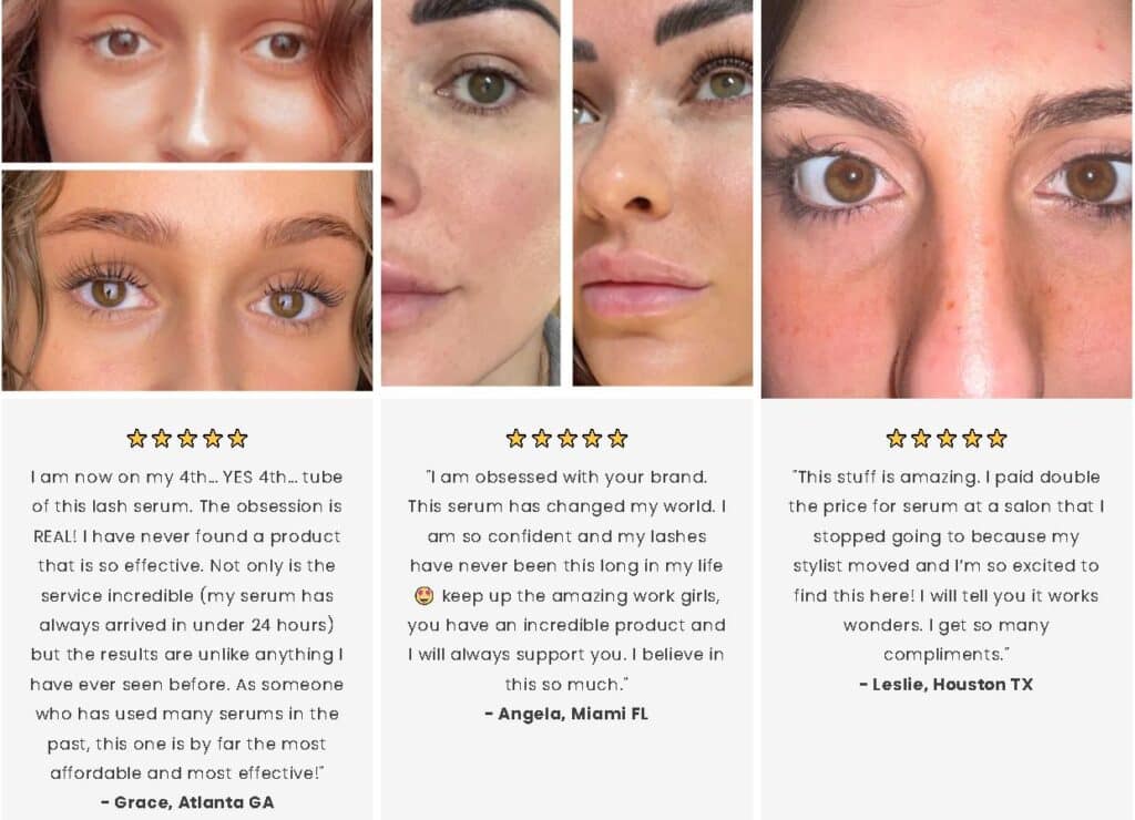 Sorella Lash Serum Customer Reviews