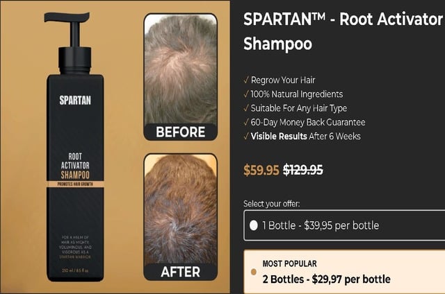 Spartan Root Activator Shampoo