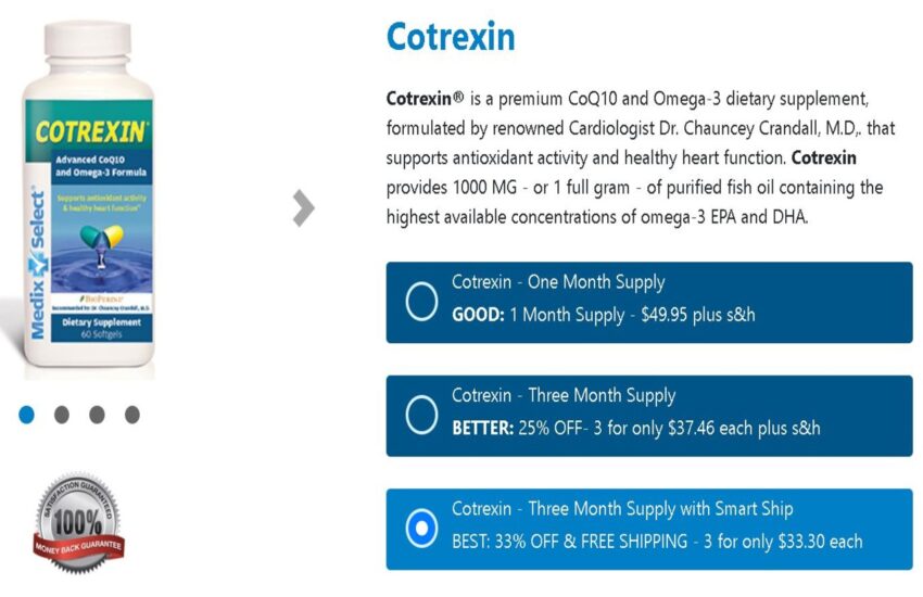 Cotrexin Reviews