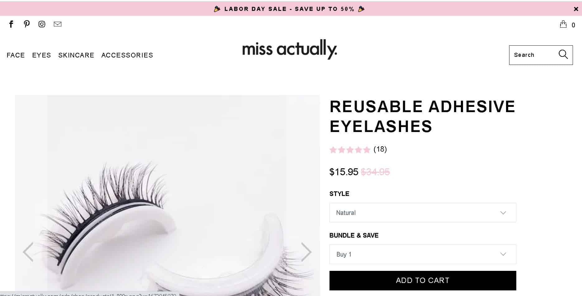 Miss Actually Eyelashes Reviews