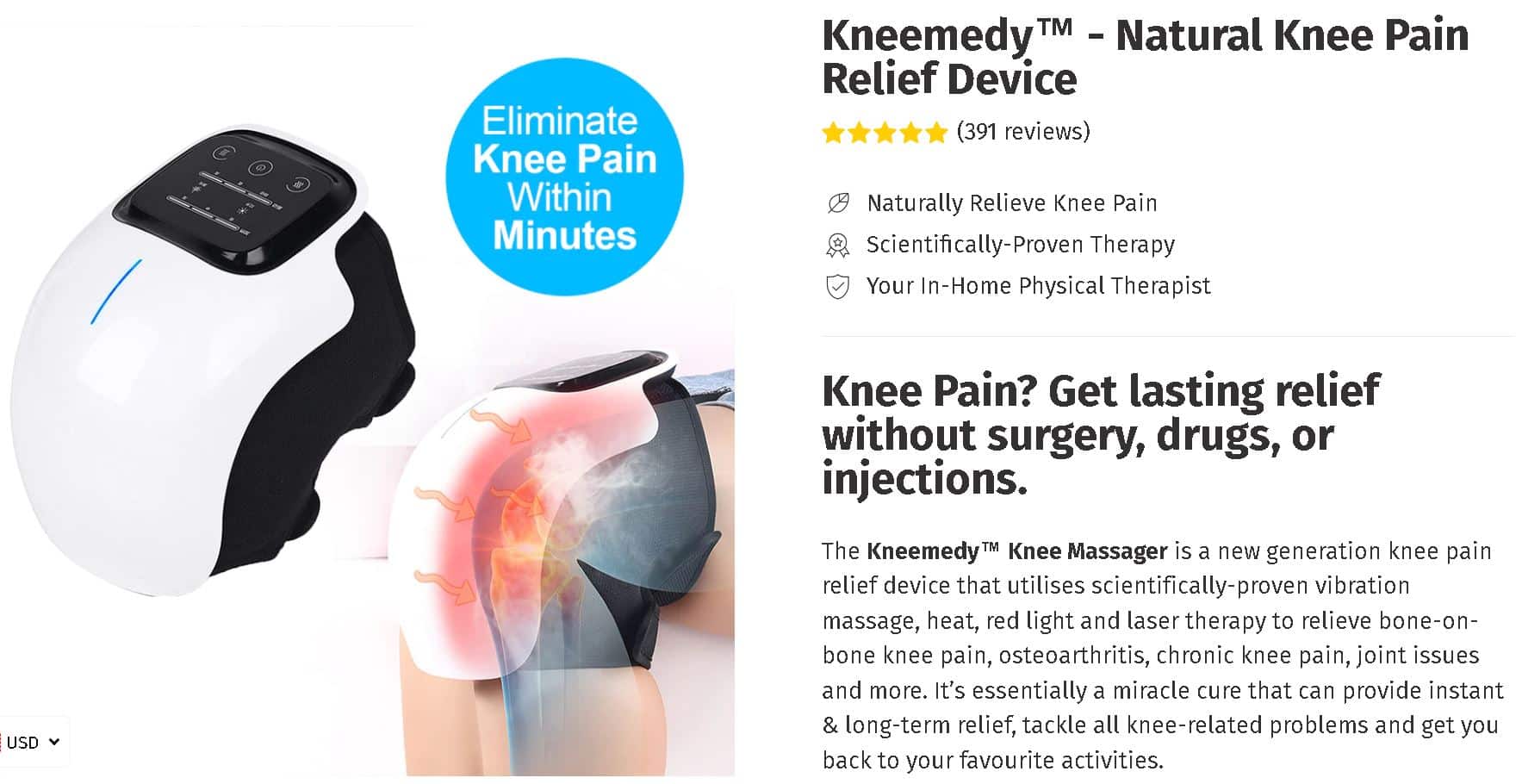 Kneemedy Knee Massager Reviews