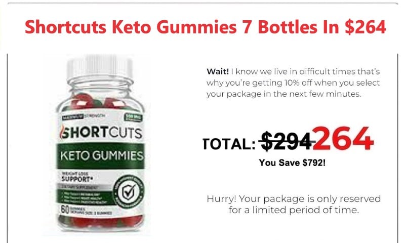 Shortcuts Keto Gummies Price