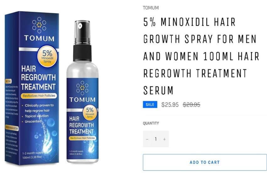 Tomum Hair Growth Spray Reviews