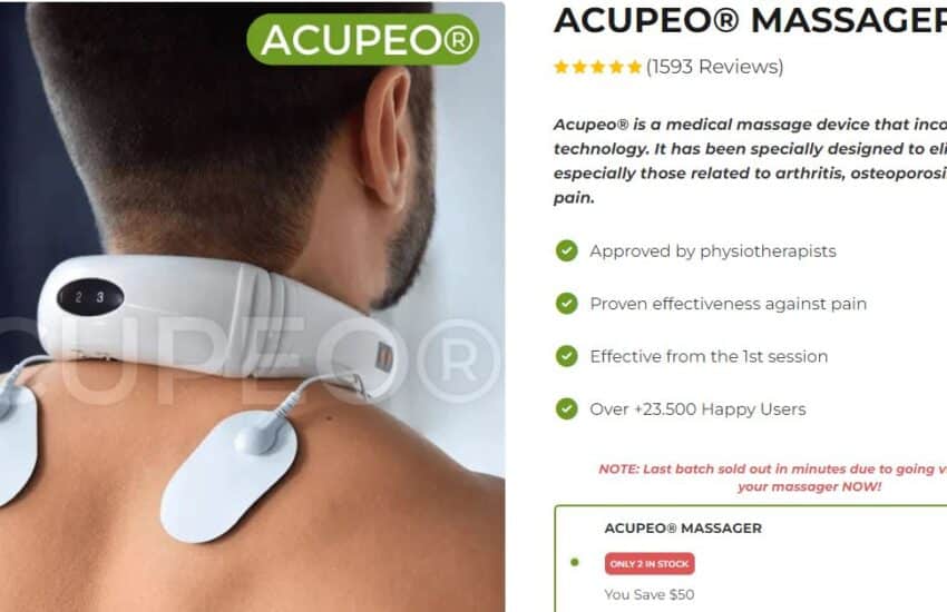 Acupeo Neck Massager Reviews - Does It Really Works?