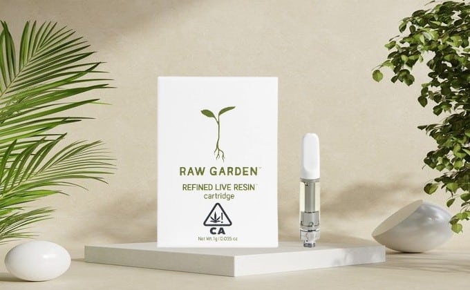 Raw Garden Cartridge And Live Resin