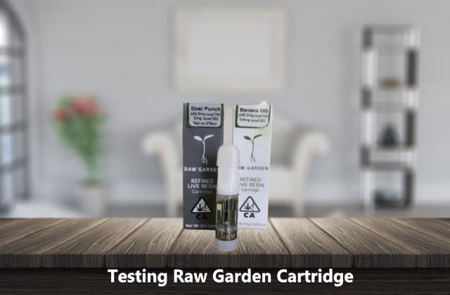 Testing Raw Garden Cartridge