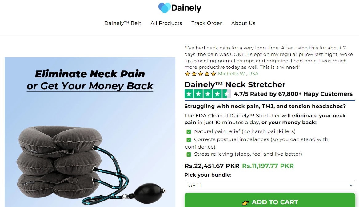 Dainely Neck Stretcher Reviews