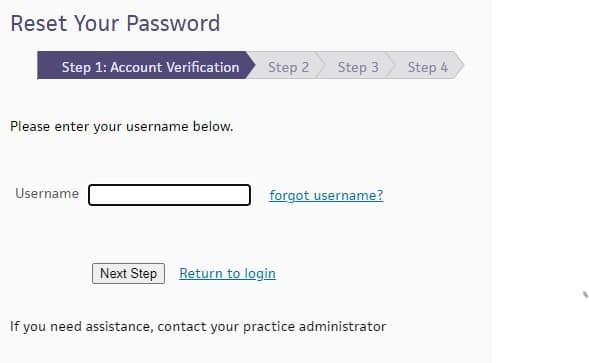 Reset AthenaHealth Providers Account Password & Username