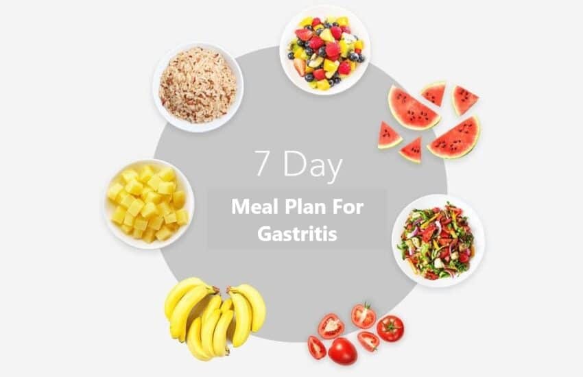 7-Day Meal Plan For Gastritis